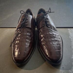 Classic Dark Brown Men's Oxford Shoes